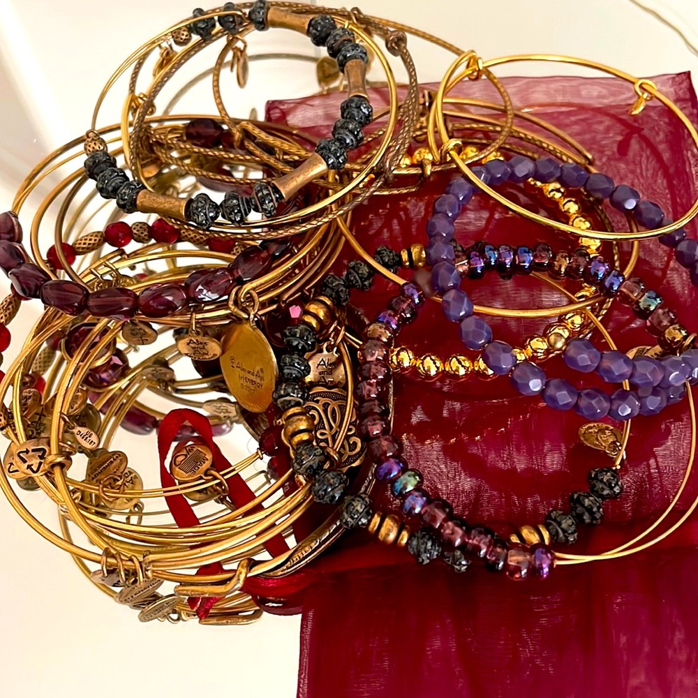 Alex and Ani bangles. About 3 sets. Selling entire set.